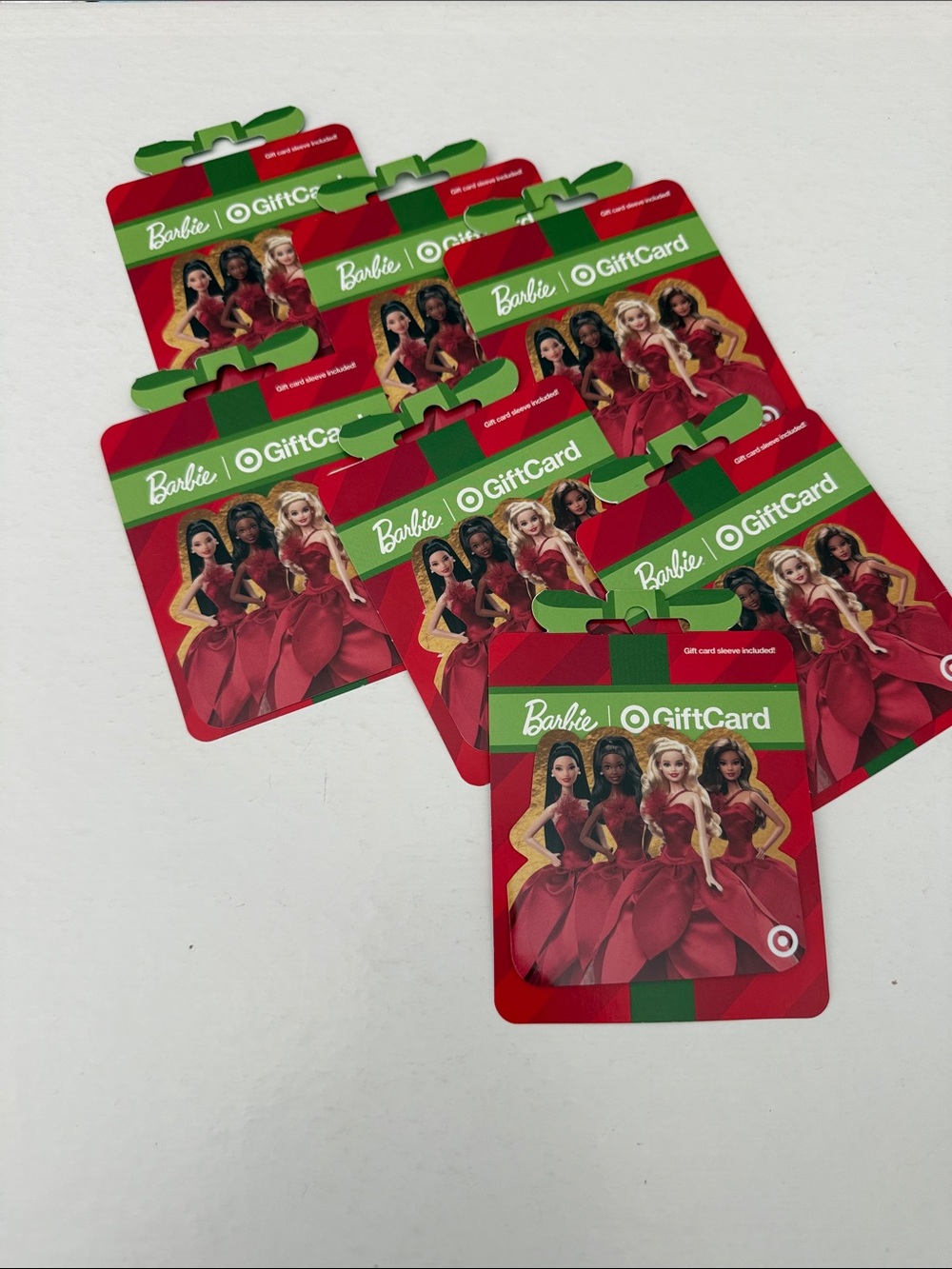 Target 2022 Holiday Barbie Gift Card with Sleeve Original Package no value